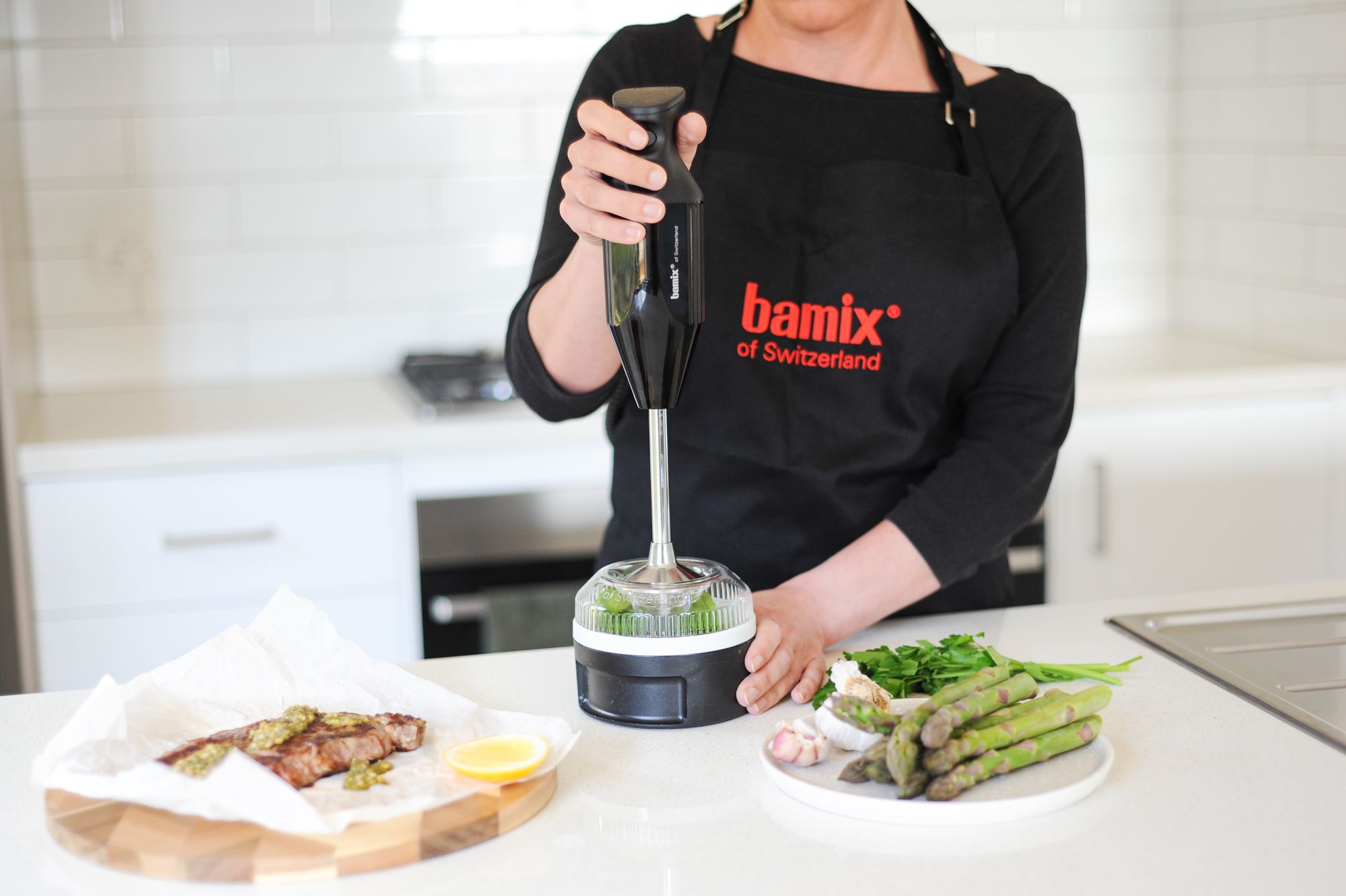 Bamix Speciality Grill Chill BBQ Immersion Blender 200W Black